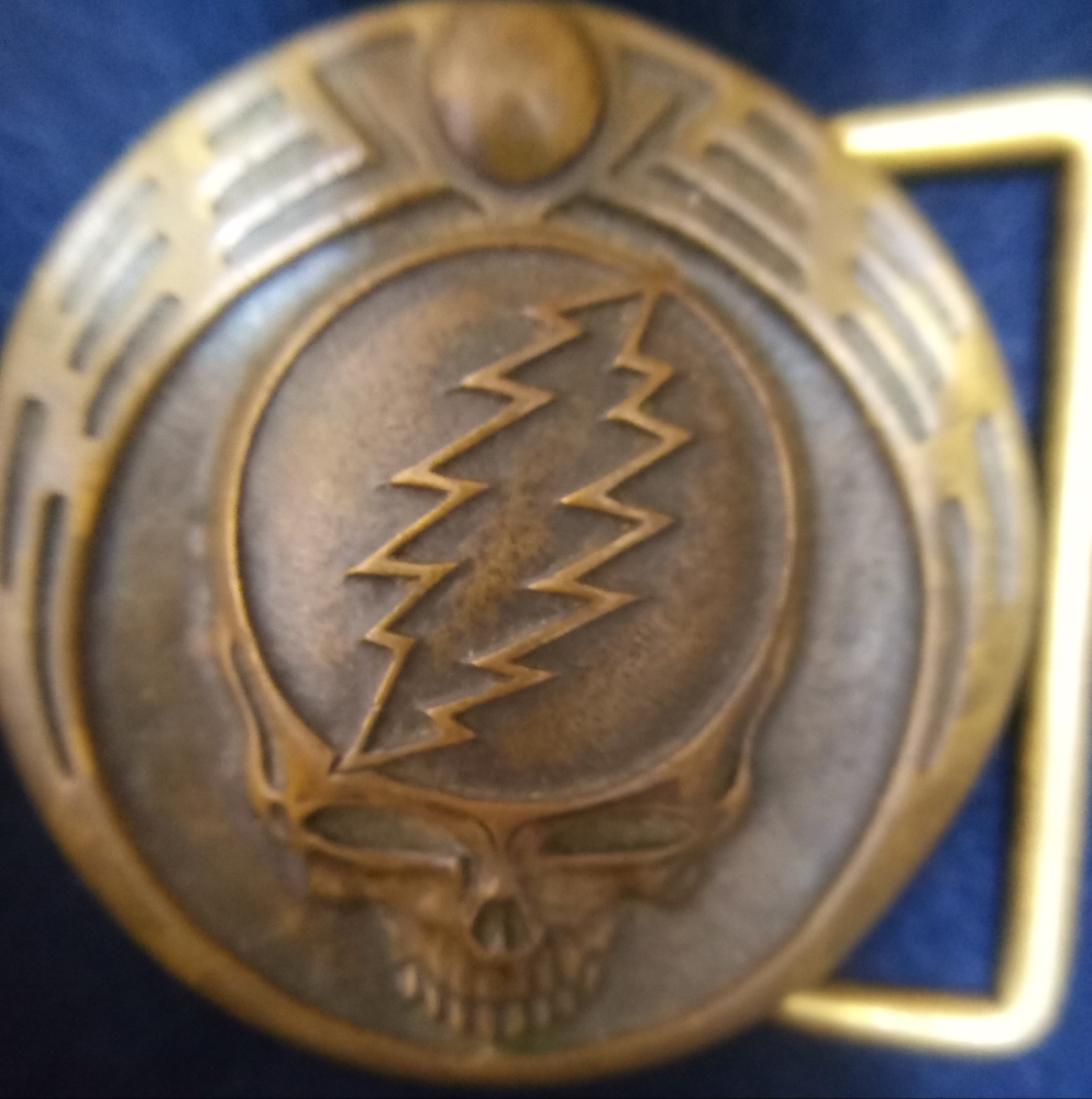 1 of 25 in the World Stanley Owsley #1 bronze Belt Buckle I will consider Trades - Picture 4 of 4